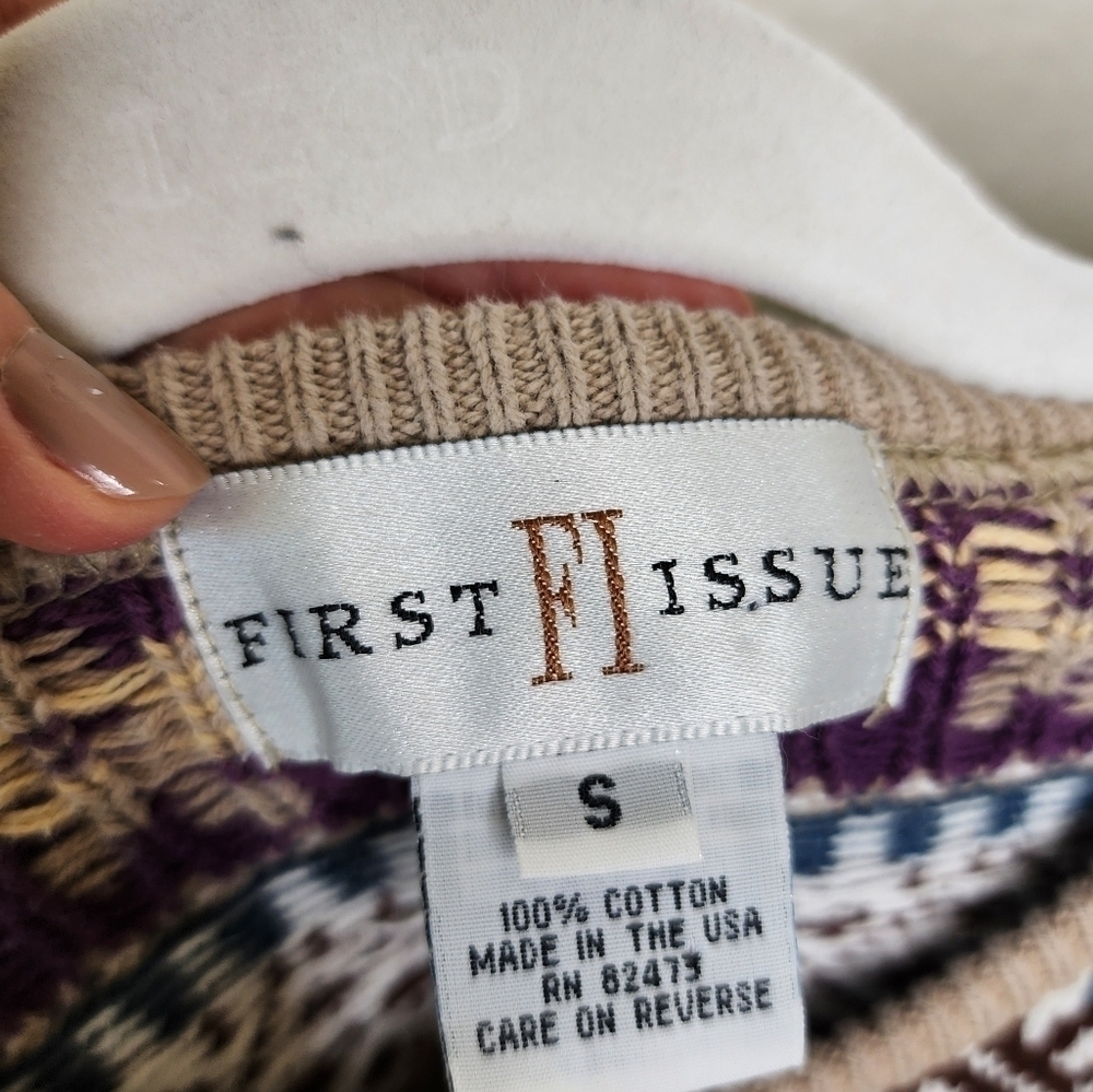 Vintage First Issue Sweater S - Picture 4 of 5
